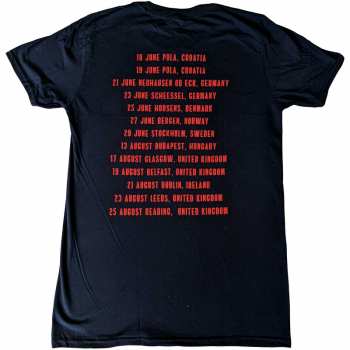 Merce Foo Fighters: Foo Fighters Unisex T-shirt: Concrete & Gold 2019 European Tour (ex-tour) (back Print) (small) S