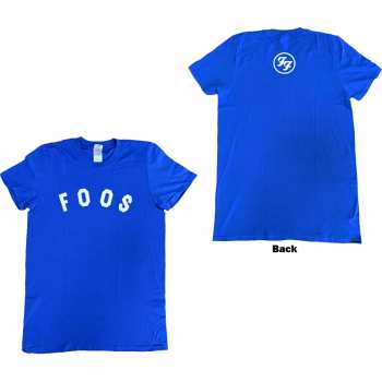Merce Foo Fighters: Foo Fighters Unisex T-shirt: Foos Logo (ex-tour) (back Print) (small) S