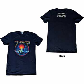 Merce Foo Fighters: Foo Fighters Unisex T-shirt: O2 Arena 2017 (back Print) (ex-tour) (small) S