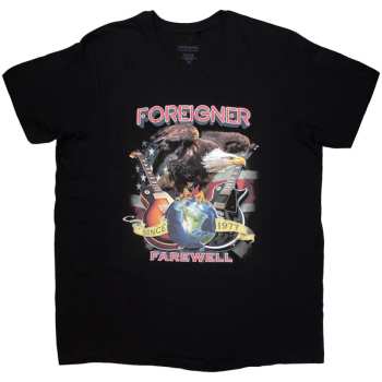 Merch Foreigner: Maglietta Farewell Eagle