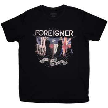 Merch Foreigner: Maglietta Texas Farewell