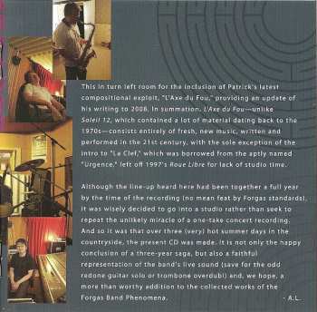 CD Forgas Band Phenomena: L'Axe Du Fou · Axis Of Madness