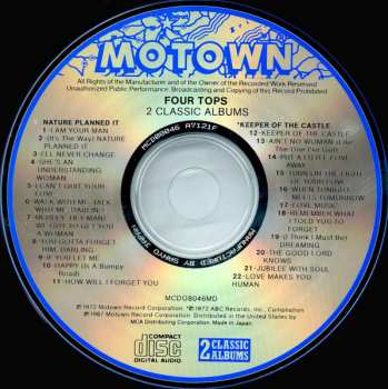 CD Four Tops: Keeper Of The Castle/Nature Planned It