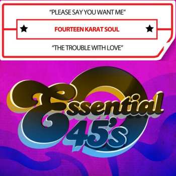 CD Fourteen Karat Soul: Please Say You Want Me / The Trouble With Love (di