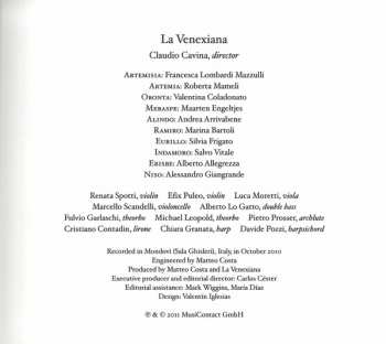 3CD/Set di cofanetti Francesco Cavalli: Artemisia