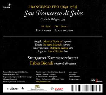 2CD Fabio Biondi: San Francesco Di Sales