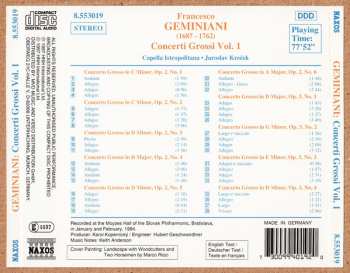 CD Jaroslav Krček: Concerti Grossi Op.2, Nos.1-6 - Op.3, Nos.1-4