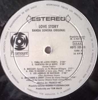 LP Francis Lai: Love Story = Historia De Amor (Banda Sonora Original De La Pelicula Paramount)
