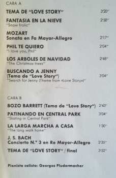 LP Francis Lai: Love Story = Historia De Amor (Banda Sonora Original De La Pelicula Paramount)
