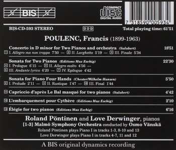 CD Francis Poulenc: Complete Works For Two Pianos