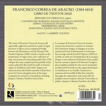 4CD/Set di cofanetti Bernard Foccroulle: Libro de Tientos