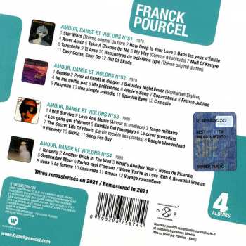 4CD/Set di cofanetti Franck Pourcel: Coffret 2021 4 Albums