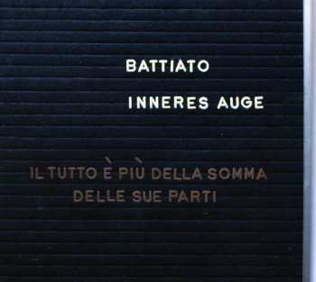 Album Franco Battiato: Inneres Auge
