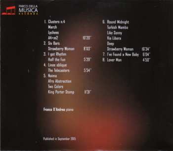 3CD/Set di cofanetti Franco D'Andrea: Three Concerts. Live At The Auditorium Parco Della Musica