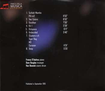 3CD/Set di cofanetti Franco D'Andrea: Three Concerts. Live At The Auditorium Parco Della Musica