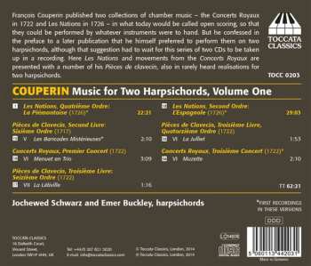 CD François Couperin: Les Nations - Sonates Et Suites De Symphonies En Trio And Other Pieces For Two Harpsichords Volume One