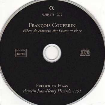 2CD François Couperin: Pièces De Clavecin Des Livres III & IV