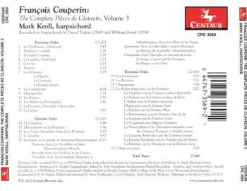 CD François Couperin: The Complete Pièces de Clavecin, Vol. 3
