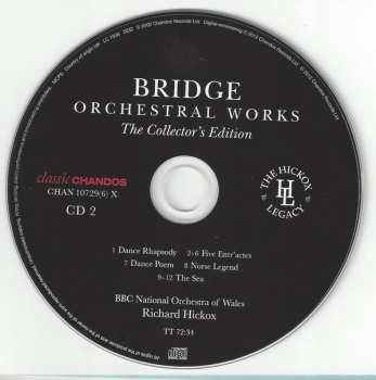 6CD/Set di cofanetti Richard Hickox: Orchestral Works: The Collector's Edition
