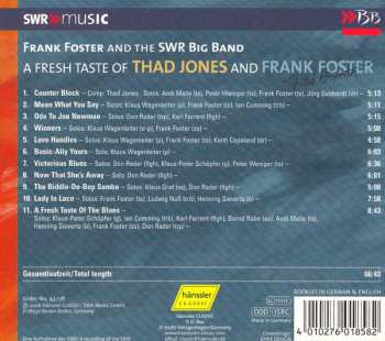 CD Frank Foster: A Fresh Taste Of Thad Jones And Frank Foster