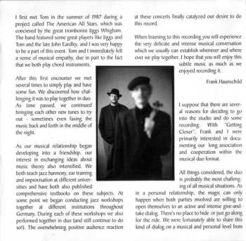 CD Frank Haunschild: Getting Closer