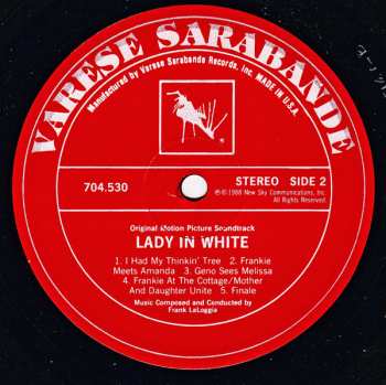 LP Frank LaLoggia: Lady In White (Original Motion Picture Soundtrack)