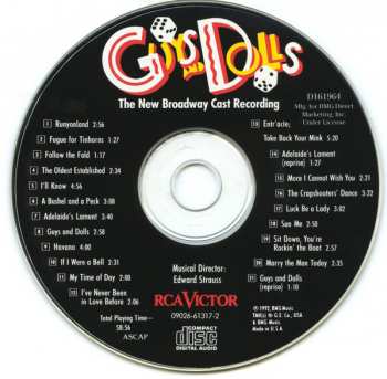 CD Frank Loesser: Guys And Dolls