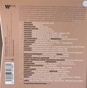 30CD/Set di cofanetti Frank Peter Zimmermann: The Complete Warner Recordings