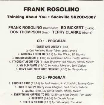 2CD Frank Rosolino: Thinking About You