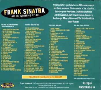 4CD/Set di cofanetti Frank Sinatra: All Or Nothing At All