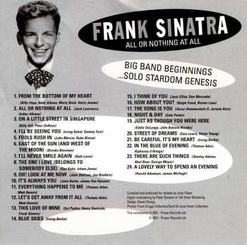 4CD/Set di cofanetti Frank Sinatra: All Or Nothing At All