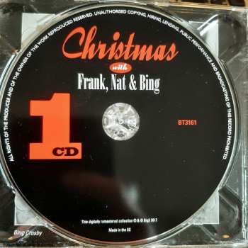 3CD Frank Sinatra: Christmas With Frank, Nat And Bing