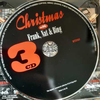 3CD Frank Sinatra: Christmas With Frank, Nat And Bing