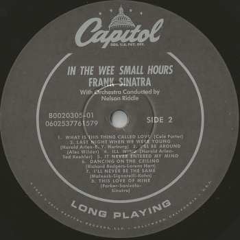 LP Frank Sinatra: In The Wee Small Hours