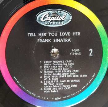 LP Frank Sinatra: Tell Her You Love Her