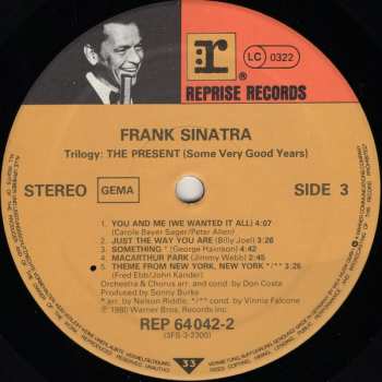3LP/Set di cofanetti Frank Sinatra: Trilogy: Past, Present & Future