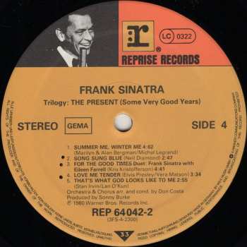 3LP/Set di cofanetti Frank Sinatra: Trilogy: Past, Present & Future