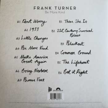 LP Frank Turner: Be More Kind