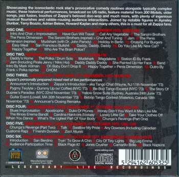 6CD/Set di cofanetti Frank Zappa: 1970s Broadcast Collection