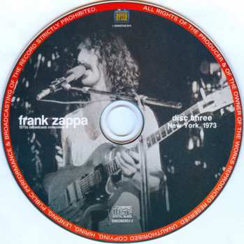 6CD/Set di cofanetti Frank Zappa: 1970s Broadcast Collection