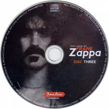 4CD/Set di cofanetti Frank Zappa: Capitol Theatre 1978