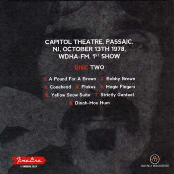 4CD/Set di cofanetti Frank Zappa: Capitol Theatre 1978