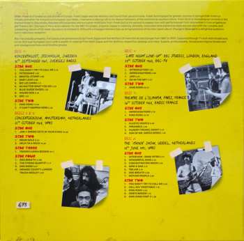6LP/Set di cofanetti Frank Zappa: Live In Europe 1967 To 1970 NUM | CLR