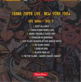 4CD/Set di cofanetti Frank Zappa: Live... New York 1984