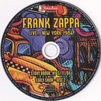 4CD/Set di cofanetti Frank Zappa: Live... New York 1984