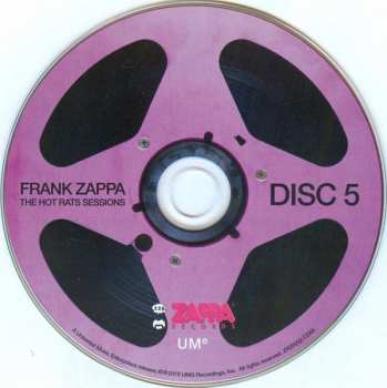 6CD/Set di cofanetti Frank Zappa: The Hot Rats Sessions DLX | LTD