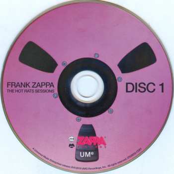 6CD/Set di cofanetti Frank Zappa: The Hot Rats Sessions DLX | LTD