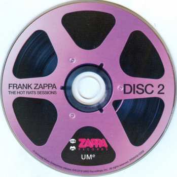 6CD/Set di cofanetti Frank Zappa: The Hot Rats Sessions DLX | LTD