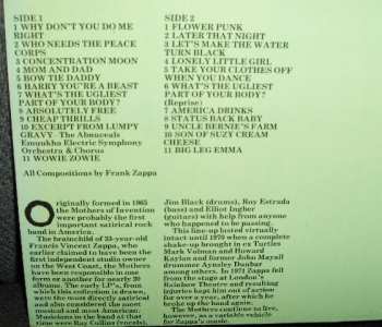 LP Frank Zappa: Frank Zappa & The Mothers Of Invention