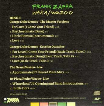 4CD/Set di cofanetti/Blu-ray Frank Zappa: Waka/Wazoo DLX